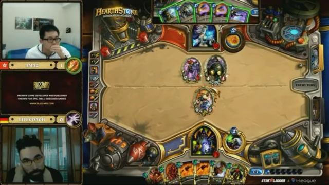 Hearthstone: LifeCoach vs Amaz funny lucky finish