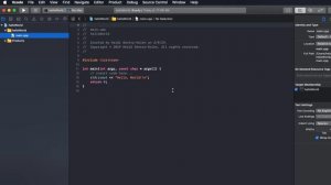 Compile C++ Using Xcode