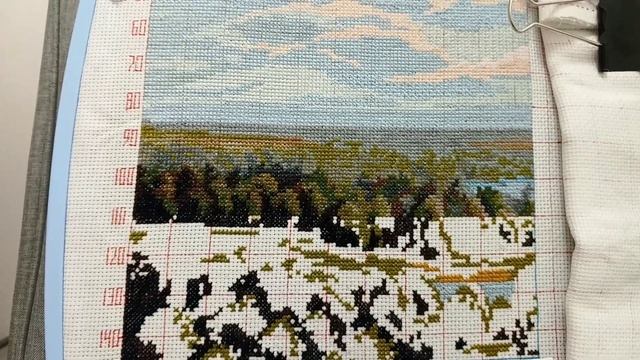 Вышивка. 1/16 Величия природы/Обзор сумки-органайзера и многое другое... смотреть онлайн