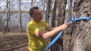 Русский гамак. Обзор и тест - драйв дачного гамака. Механизм быстрого натяжения.