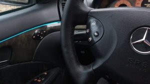 Неоновая лента в салон авто w211