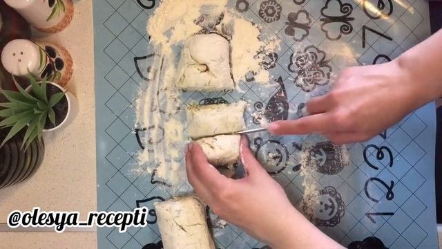 «Творожные колечки» Вот что надо готовить на обед вместо хлеба. #творожныеколечки #творог