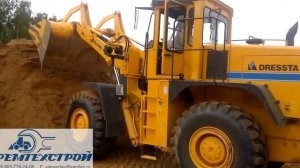 Работа фронтального погрузчика Dressta 534E