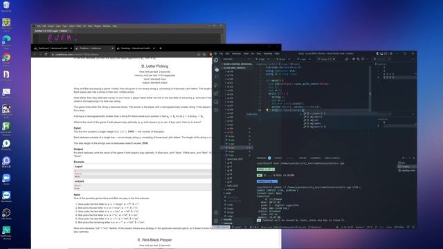 Educational Codeforces Round 135 screencast (ABCD)