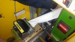 Заправляем бумагу в принтер Custom VKP80II