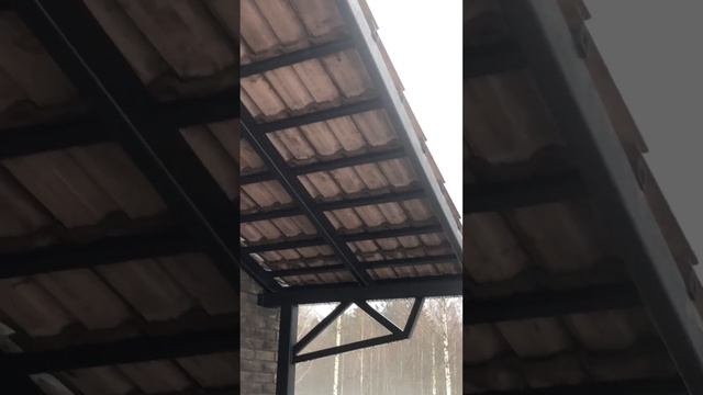 Крыльцо с керамической черепицей. смотреть онлайн