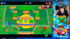 ХОЛДИК ПЕРВЫМ В МИРЕ ВЗЯЛ ВОЛЬТА НА 35 РАНГ | МОМЕНТ СО СТРИМА HOLDIK в БРАВЛ СТАРС 35 РАНГ