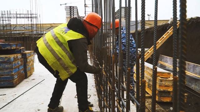 Строительный процесс детского садика "Сказка" смотреть онлайн