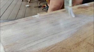 Перекраска старой тумбы