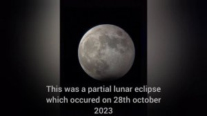 Lunar eclipse through Sky Watcher BK 1309 EQ-2 telescope