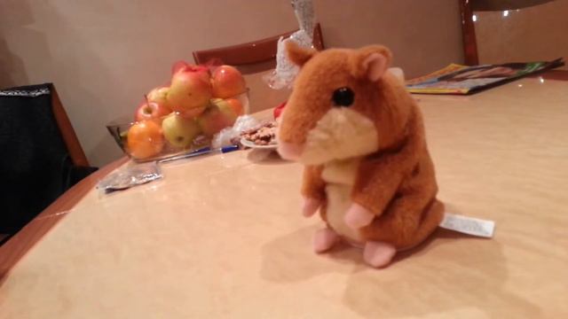 Игрушка, говорящий хомяк-повторюшка, talking hamster (mimicry) смотреть онлайн