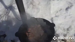 Борщ в казане от Тëмыча