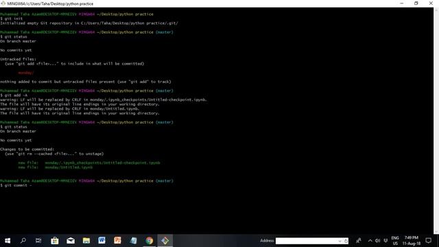 How to push the folder on GitHub by Git bash | just in 3.5 minutes. смотреть онлайн