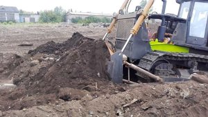 Бульдозер Б11.8000 на обкатке