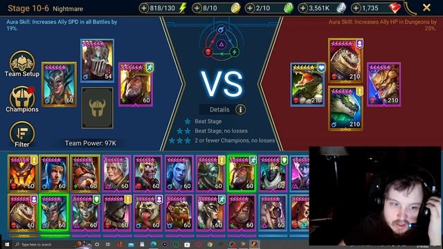 Raid Shadow Legends Nightmare Godfrey DOWN & the Worst Sineshas! смотреть онлайн