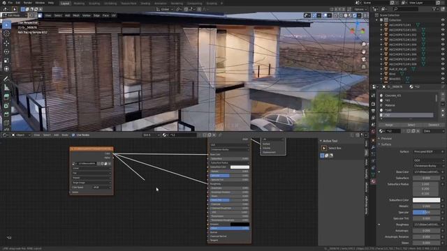 SketchUp to Blender | Dawn Exterior | Architectural Visualization | Free Download смотреть онлайн