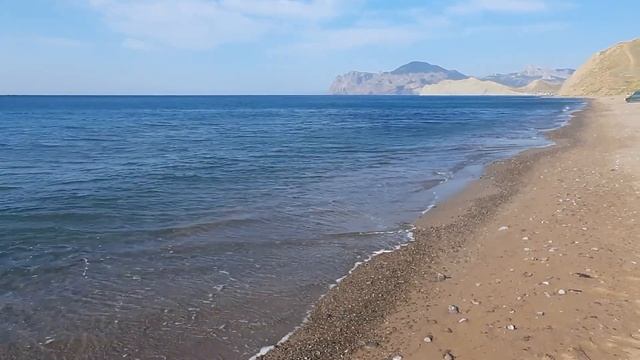 Тихая бухта.Коктебель,Крым.Morning on the coast of Koktebel bay.Krimea
