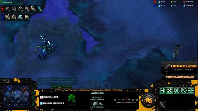 Starcraft 2 Tutorial en español 1 rax barraca expo sin gas vs protoss Primal Gamers смотреть онлайн