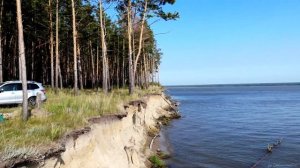 Обское море 2020, Усть-Алеус. Новосибирск, пляжный отдых с палатками 4K