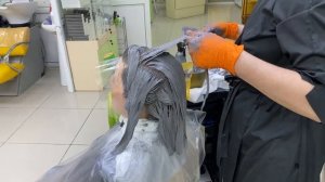 Из черного в пшеничный блондин. Как обесцветить черный и протонировать в блонд без рыжины