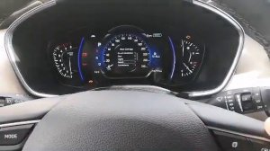 Hyundai Santa Fe tm 2019 смена миль на километры, фаренгейты на цельсии