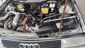 Audi 200 С3 Avant 2.1 Turbo KG first engine wash in years | Мойка двигателя на Ауди 200 2.2 турбо Ц