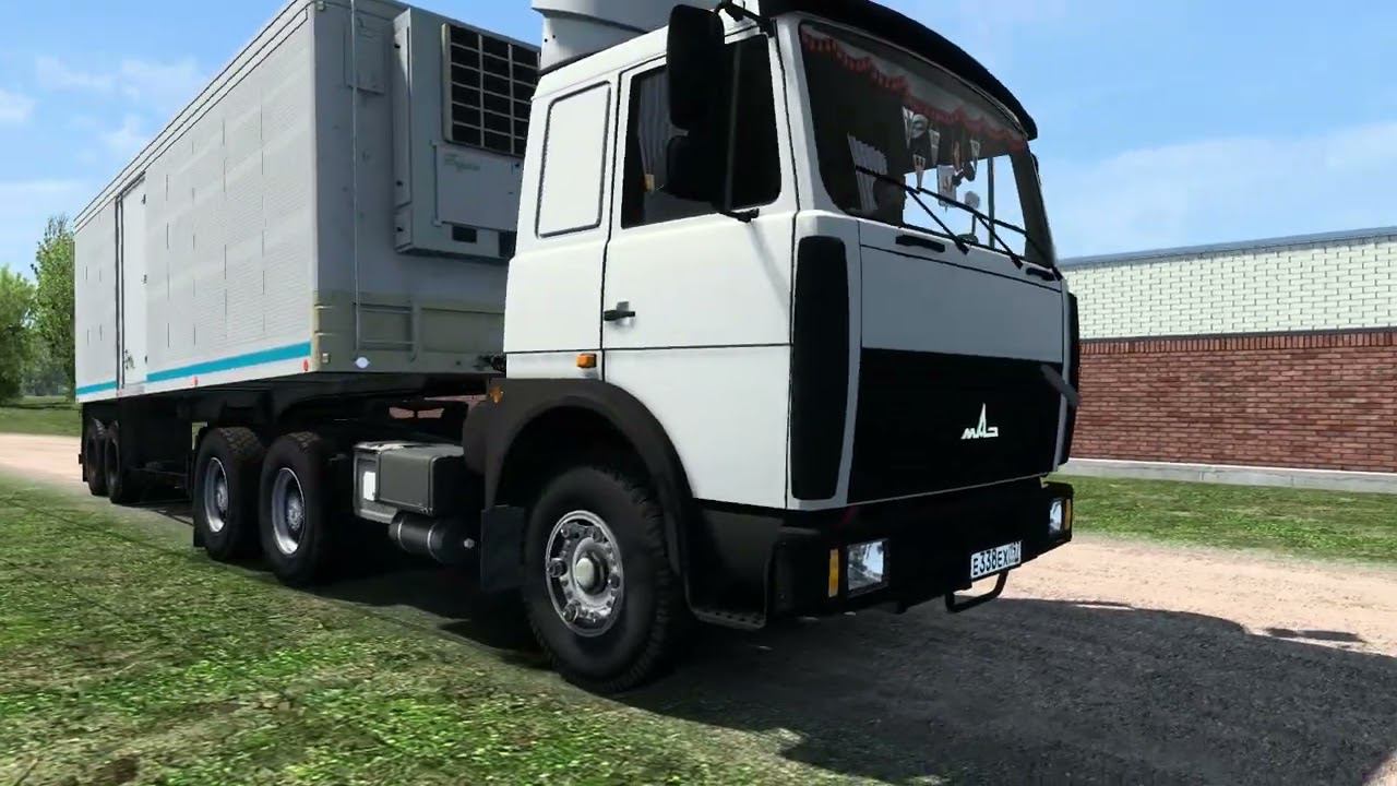 [ETS 2] MAZ (МАЗ) 6422А5-320_Big RusMap Cargo Delivery смотреть онлайн