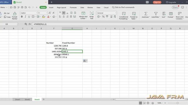 WPS Office Spreadsheet Tutorial - fixed Function | WPS Office 2019