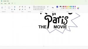 How to draw the Rugrats in Paris: The Movie logo using MS Paint | How to draw on your computer