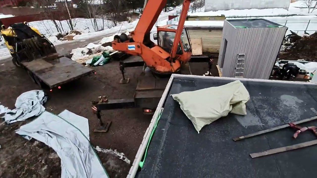 Старое новое видео,краны работают на пределе... смотреть онлайн