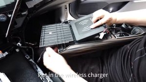 Toyota Camry wireless charger installation video