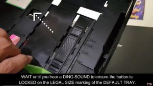 HOW TO PRINT LONG BOND PAPER with BROTHER DCP-T420W using the DEFAULT or MAIN TRAY?