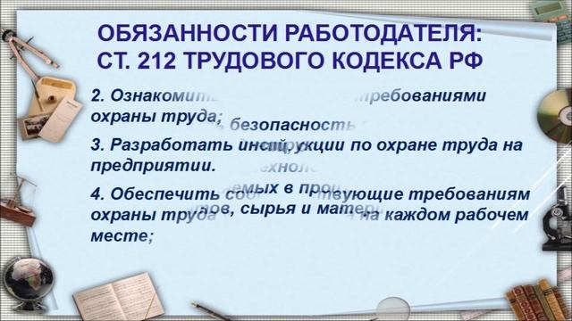Безопасный труд - право каждого человека Городская библиотека