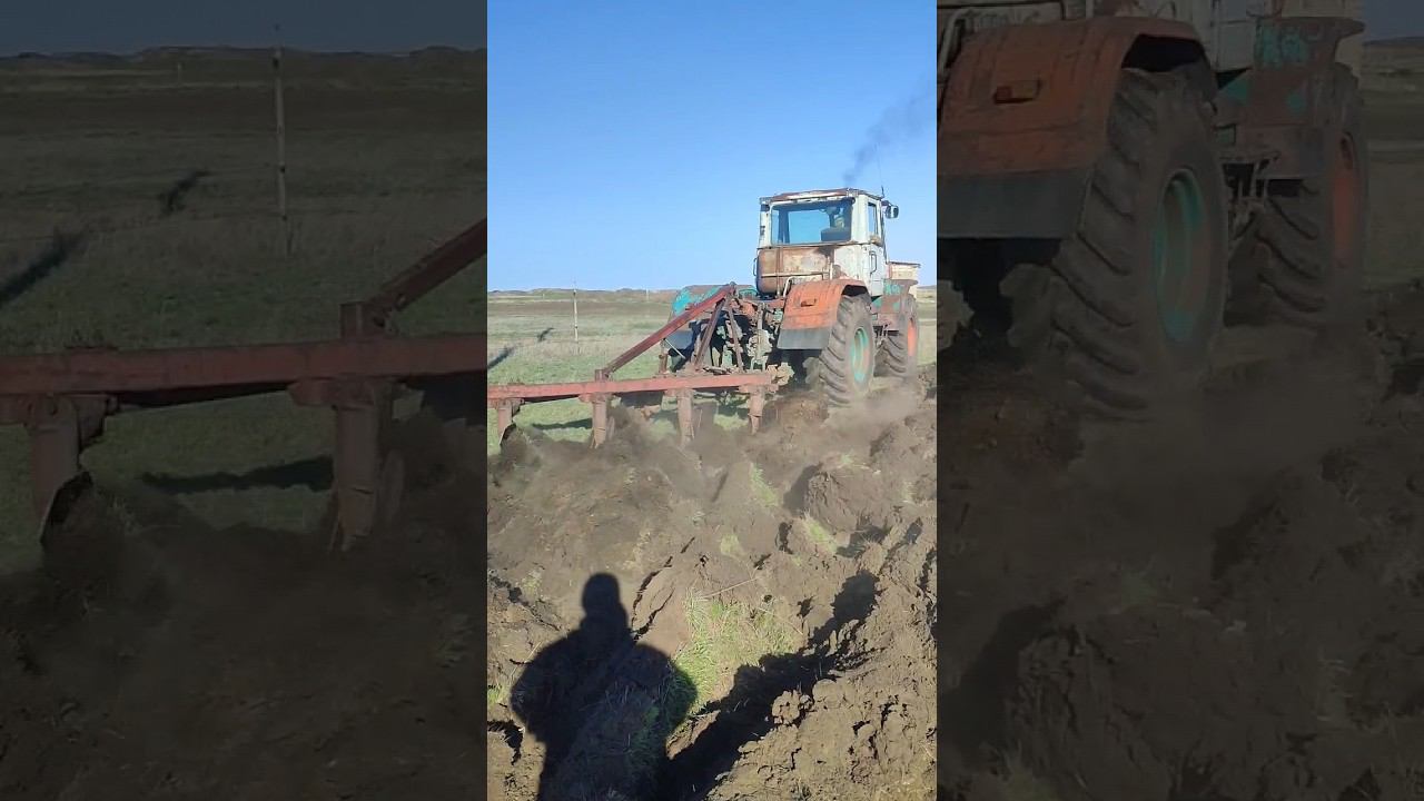 Т-150 делает противопожарную полосу смотреть онлайн