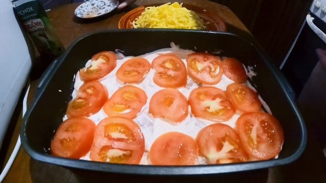 Горбуша под сыром.