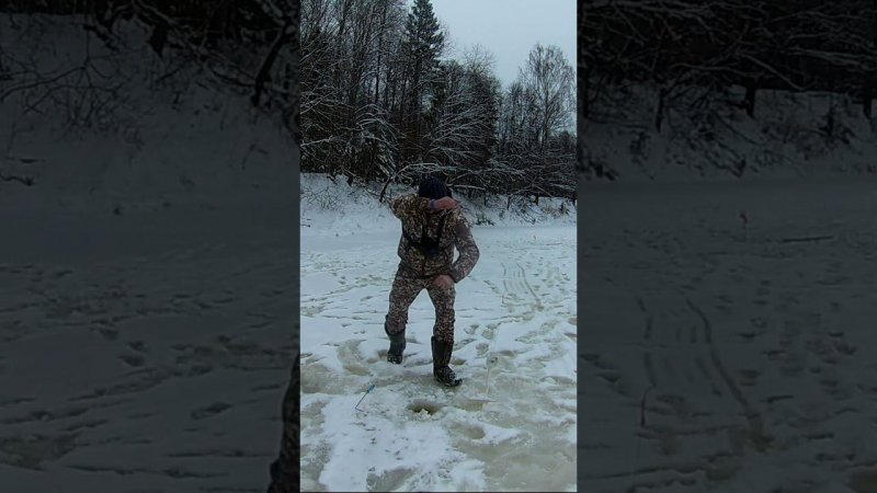 Этот трофей разогнул мне крючок