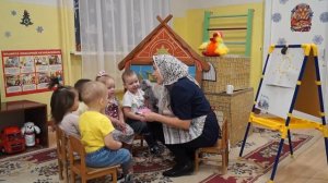 Комплексное занятие для детей первой младшей группы "В гостях у бабушки"