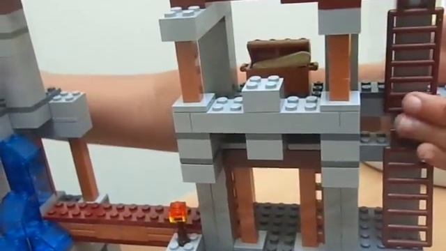 Лего Майнкрафт/ Шахта майнкрафт/ Распаковка и обзор/Набор 21118 смотреть онлайн