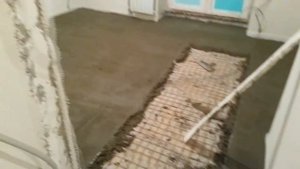 Кухня выравниваем пол 3