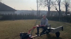 Мотоблок "АГАТ" с прицепом