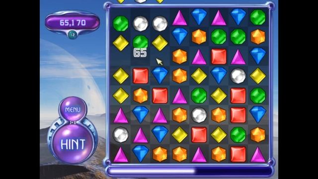 Bejeweled 2 Deluxe - Original Mode - 174,550 - Level 17