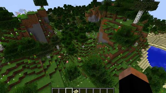 1.7.9 Minecraft: HUGE FLOWER FOREST at SPAWN смотреть онлайн