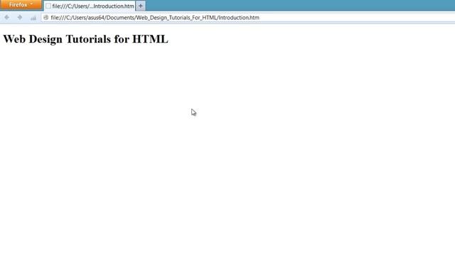 HTML Web Design Tutorials - HTML heading tags H1 to H6  Lesson 3