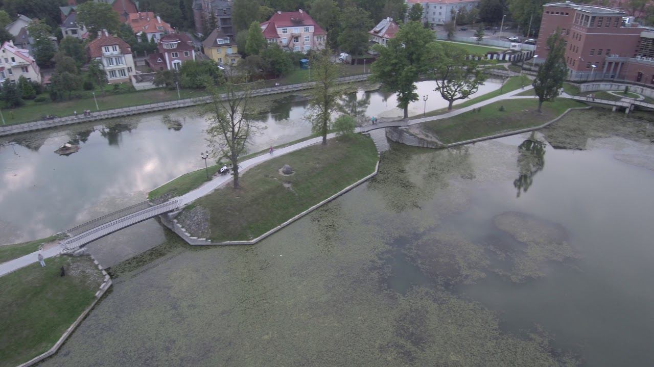 Панорамная аэросъемка пруд Поплавок Калининград смотреть онлайн
