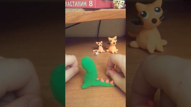 Делаем динозавра очень легко и сторательно надеюсь вам понравилось! смотреть онлайн