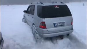 Mercedes ML W163 270 CDI OFF ROAD snow fun