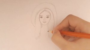 Как нарисовать Герду из сказки Снежная королева