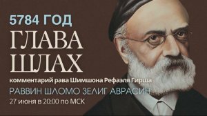 Тора с комментариями рава Гирша | Глава Шлах | раввин Шломо Зелиг Аврасин