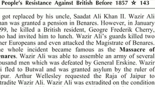 People resistance against British before 1857 смотреть онлайн