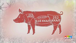 Все о свинине. Жить здорово! Фрагмент выпуска от 09.01.2019